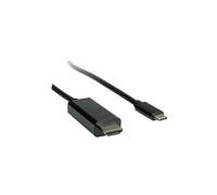 ROLINE 11045842 - Câble, USB-C vers HDMI, 4K, 60 Hz, noir, fiche/fiche 3 m