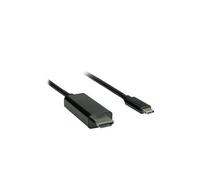 Roline - Câble vidéo/audio - HDMI mâle pour USB-C mâle - 5 m - noir - support 4K