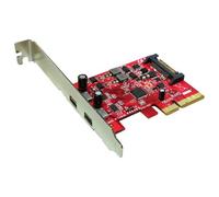 ROLINE Carte PCI-Express, USB 3.1, 2 ports, type C