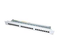 Roline Cat.5e Patch Panel 24p, Stp, Light Grey