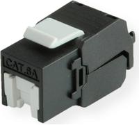 ROLINE Cat.6A (Class EA) Keystone, RJ-45, non blindé, sans outil, noir