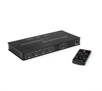 ROLINE Commutateur HDMI 4x1 QUAD Multi-Viewer, commutation sans faille