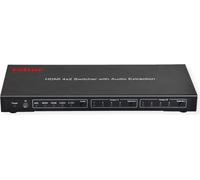 ROLINE Commutateur matriciel HDMI 4K, 4 x 2, avec télécommande