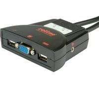 ROLINE Commutateur Star, 1 Util. - 2 PCs, USB, audio