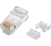 ROLINE Connecteur modulaire non blindé Cat.6A (Classe EA), pour fil massif/fil torsadé, 10 pcs.