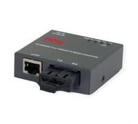 ROLINE Convertisseur Fast Ethernet compact, 10/100Base-TX - 100Base-FX (SC)
