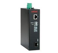 ROLINE Convertisseur Industriel Gigabit Ethernet - Fibre Dual Speed 100/1000, avec Fonction PoE