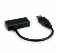 ROLINE 12021043 - Convertisseur USB, prise A vers SATA 22 broches, 0,15 m