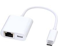 ROLINE Convertisseur USB 3.2 Gen 2 Type C vers Gigabit Ethernet + 1x Port PD, 100W