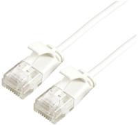 ROLINE Cordon Data Center UTP Cat.6A (Classe EA), LSOH, slim, blanc, 5 m