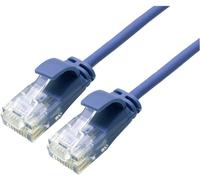 ROLINE Cordon Data Center UTP Cat.6A (Classe EA), LSOH, slim, bleu, 5 m