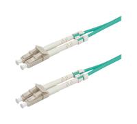 Roline - Cordon de raccordement - LC multi-mode (M) pour LC multi-mode (M) - 2 m - fibre optique - 50 / 125 microns - OM3 - turquoise
