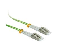 Roline - Cordon de raccordement - LC multi-mode (M) pour LC multi-mode (M) - 2 m - fibre optique - duplex - 50 / 125 microns - OM5 - sans halogène - vert