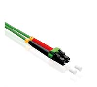 ROLINE Cordon FO I Câble fibre optique LC LC Multimode I OM5 Duplex I 2m vert