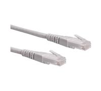 Roline - Cordon de raccordement - RJ-45 (M) pour RJ-45 (M) - 0.3 m - UTP - CAT 6 - gris