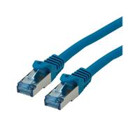 Roline - Cordon de raccordement - RJ-45 (M) pour RJ-45 (M) - 1.5 m - SFTP - CAT 6a - bleu