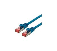 ROLINE Cordon LAN Cat 6 - Component Level - Câble réseau S/FTP Ethernet avec connecteur RJ45 - bleu 1,5 m