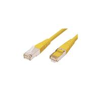 Roline - Cordon de raccordement - RJ-45 (M) pour RJ-45 (M) - 1 m - FTP - CAT 5e - jaune