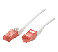 Roline - Cordon de raccordement - RJ-45 (M) pour RJ-45 (M) - 1 m - UTP - CAT 6 - sans halogène, moulé, bloqué - blanc