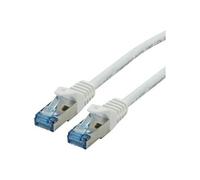 Roline - Cordon de raccordement - RJ-45 (M) pour RJ-45 (M) - 10 m - SFTP - CAT 6a - blanc