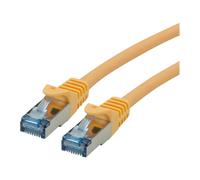 Roline - Cordon de raccordement - RJ-45 (M) pour RJ-45 (M) - 10 m - SFTP - CAT 6a - jaune