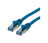 Roline - Cordon de raccordement - RJ-45 (M) pour RJ-45 (M) - 10 m - SFTP, PiMF - CAT 6a - bleu