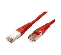 Cordon ROLINE Cat.5e (Classe D) S/FTP AWG26, rouge, 2 m
