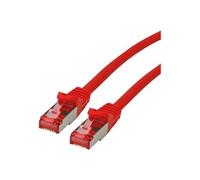 Cordon ROLINE S/FTP(PiMF) Cat.6, LSOH, Component Level, rouge, 2 m
