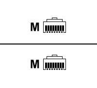 Roline - Cordon de raccordement - RJ-45 (M) pour RJ-45 (M) - 2 m - UTP - CAT 5e - gris