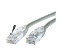 Roline - Cordon de raccordement - RJ-45 (M) pour RJ-45 (M) - 2 m - UTP - CAT 5e - gris