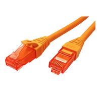 Roline - Cordon de raccordement - RJ-45 (M) pour RJ-45 (M) - 2 m - UTP - CAT 6 - sans halogène, moulé, bloqué - orange