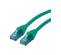 Roline - Cordon de raccordement - RJ-45 (M) pour RJ-45 (M) - 2 m - UTP - CAT 6a - sans halogène, moulé, bloqué - vert