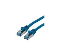 Roline - Cordon de raccordement - RJ-45 (M) pour RJ-45 (M) - 20 m - SFTP, PiMF - CAT 6a - bleu