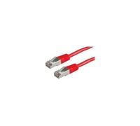 Roline - Cordon de raccordement - RJ-45 (M) pour RJ-45 (M) - 3 m - SFTP - CAT 6 - rouge