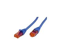 Roline - Cordon de raccordement - RJ-45 (M) pour RJ-45 (M) - 3 m - UTP - CAT 6 - sans halogène, moulé, bloqué - bleu