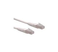Roline - Cordon de raccordement - RJ-45 (M) pour RJ-45 (M) - 30 cm - SFTP - CAT 6 - bloqué - blanc