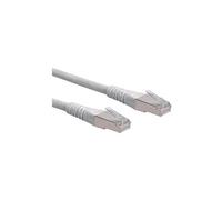 Roline - Cordon de raccordement - RJ-45 (M) pour RJ-45 (M) - 30 cm - SFTP - CAT 6 - gris