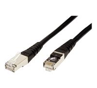 Roline - Cordon de raccordement - RJ-45 (M) pour RJ-45 (M) - 30 cm - SFTP - CAT 6 - noir