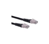 Roline - Cordon de raccordement - RJ-45 (M) pour RJ-45 (M) - 30 cm - SFTP - CAT 6 - noir