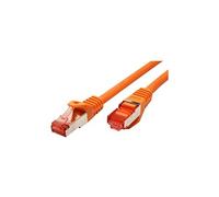 Roline - Cordon de raccordement - RJ-45 (M) pour RJ-45 (M) - 30 cm - SFTP, PiMF - CAT 6 - sans halogène, moulé, bloqué - orange