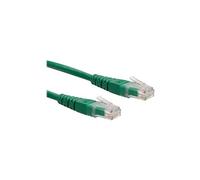 Roline - Cordon de raccordement - RJ-45 (M) pour RJ-45 (M) - 30 cm - UTP - CAT 6 - vert