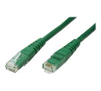 Roline - Cordon de raccordement - RJ-45 (M) pour RJ-45 (M) - 30 cm - UTP - CAT 6 - vert