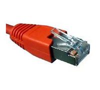 Roline - Cordon de raccordement - RJ-45 (M) pour RJ-45 (M) - 5 m - FTP - CAT 5e - rouge