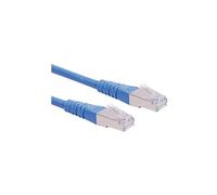 Roline - Cordon de raccordement - RJ-45 (M) pour RJ-45 (M) - 5 m - SFTP - CAT 6 - bleu