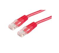 Roline - Cordon de raccordement - RJ-45 (M) pour RJ-45 (M) - 5 m - UTP - CAT 5e - rouge