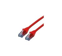 Roline - Cordon de raccordement - RJ-45 (M) pour RJ-45 (M) - 5 m - UTP - CAT 6a - sans halogène, moulé, bloqué - rouge