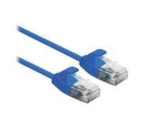 Roline - Cordon de raccordement - RJ-45 (M) pour RJ-45 (M) - 50 cm - UTP - CAT 6a - sans halogène, moulé - bleu