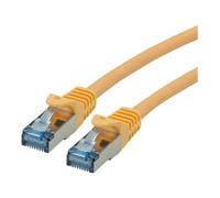 Roline - Cordon de raccordement - RJ-45 (M) pour RJ-45 (M) - 7.5 m - SFTP - CAT 6a - jaune