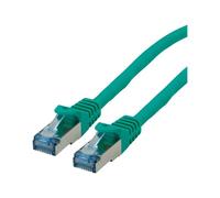Roline - Cordon de raccordement - RJ-45 (M) pour RJ-45 (M) - 7.5 m - SFTP - CAT 6a - vert