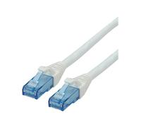 Roline - Cordon de raccordement - RJ-45 (M) pour RJ-45 (M) - 7.5 m - UTP - CAT 6a - sans halogène, moulé, bloqué - blanc